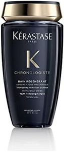 Kérastase Chronologiste, Youth Revitalising Shampoo, For Hair and Scalp, With Hyaluronic Acid, Abyssine & Vitamin E, Bain Régénérant, 250ml
