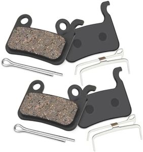 Bike Brake Pads,2 Pairs Bicycle Brake Pads,32.5mm*27mm Semi Metallic Bike Disc Brake Pads Compatible with Shimano Saint Deore XT XTR SLX Zee/Tektro/TRP,for Mountain Bike/Road Bike/Ebike/MTB