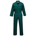 Portwest S999BGRM Euro Work Boilersuit, Fabric, Medium, Bottle Green