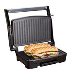 Sensio Home Panini Press, Sandwich Toaster & Health Grill - Non-Stick Easy Clean Plates, Automatic Temperature Control, Excess Oil Channel & Drip Tray, Floating Plate For Even Cooking