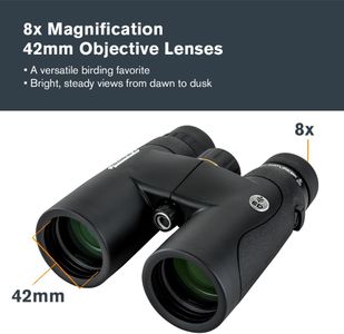Celestron Nature DX ED 8x42 Binoculars – Waterproof, Fogproof Optics
