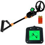 HIERTAOP Metal Detector for Kids Adults, Lightweight Gold Detector, Professional Higher Accuracy Treasure Finder Metal Detector with Sound and LCD Display, Adjustable Sensitivity and Volume