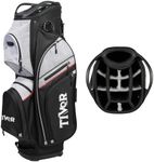 TIVOR 2026 Golf Cart Bag - 14-Way Full-Length Dividers, 9 Pockets, Easy-Access Handle & Ergonomic Straps | Perfect for Cart & Walking, Includes Rain Cover
