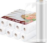 8 Pack 8"x20'(8Rolls) Thickened Vacuum Sealer Bags For Food, Textures on Both Sides, Smell-Proof, Heavy Duty for POTANE, Food Saver, Weston, Sous Vide