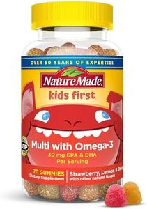 Nature Made Kids First Multivitamin with Omega-3, Kids Vitamins and Minerals for Nutritional Support, 70 Kids Multivitamin Gummies