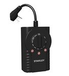Stanley 38463 2-Outlet Light Timer Select Duo Timer, Black