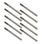 1/8" Shank Cylinder Grinding Burrs, 60 Grit Diamond Coated Grinding Head for Dremel Type Rotary Tool (3mm Shank x 3mm Head)