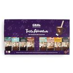 Gnaw Taste Adventure Hot Chocolate Gifts,Rich Hot Chocolate Gift Set, 8 Delicious Hot Chocolate Sets, Tasty Hot Chocolate Gift With A Range Of Hot Chocolate Stirrers, Hot Choc & Marshmallows Included