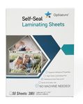 Optiazure Self-Seal Laminating Sheets 9.1"x11.8" Inches, 3mil 50Pack, Letter Size, Single Sided