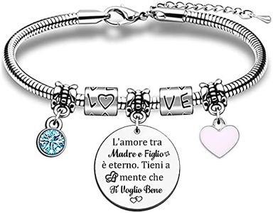 Mamma E Figlio Bracciali Braccialetto Regolabile Mamma Festa Della Mamma Regali Compleanno Mamma Figlio Amore Per Sempre Promemoria Gioielli Ricordo Accompagnare Apprezzare Ringraziamento Natale