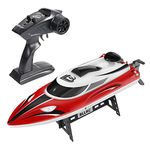 BLLRC High-speed Speed Boat Waterproof Remote Control Onboard Remote Control Boat Model Toy Electric Ship Model Yacht L100 (Red)