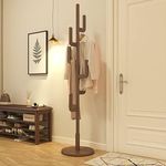 KASLANDI Coat Rack, Solid Wood Cact