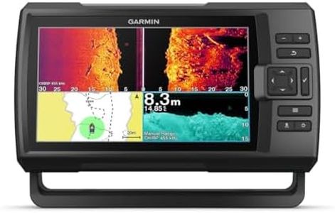 Garmin Striker Vivid 9sv, Easy-to-Use 5-inch Color Fishfinder and Sonar Transducer, Vivid Scanning Sonar Color Palettes, 9 inch (010-02554-00)