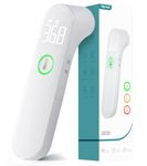 Digital Infrared Thermometer for Adults and Kids, Baby Forehead Thermometer with Fast Accurate Result, Fever Alarm, Color-Coded Button & Mute Mode