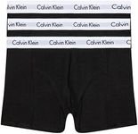 Calvin Klein Men's Underwear Cotton Stretch Trunk 3 Pack - Medium Black