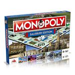 Winning Moves Salisbury Monopoly Board Game, Advance to Salisbury Cathedral, Stonehenge or Salisbury Library and trade your way to success, 2–6 players makes a great gift for ages 8 plus