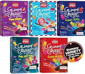 DOUzzle Gluten Free Gummi Magic, Jelly Assortment (6 Count, Pack of 5) Non Gebrokts Kosher for Passover Food Snacks - All Natural Colors, Contains Real Fruit Juice