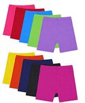 M-Aimee 10 Pack Dance Shorts Girls Bike Short Breathable and Safety (Color2, 8-10T)