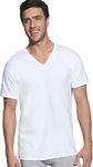 Hanes Ultimate Men's 6 Pack FreshIQ V-Neck Tee, White, X-Large