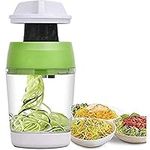 Handheld Vegetable Spiralizer, Manual Vegetable Greater Veggie Spiral Cutter for Zucchini Noodle, Veggie Pasta, for Lemon, Orange, Strawberry Juice