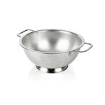 Colander Stainless Steel 3-Quart, Strainer for Kitchen Food, Dishwasher Safe