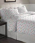 Pointehaven Flannel Oversized Duvet Set, Full/Queen, Owl