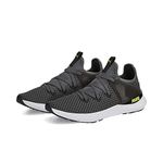 Puma Mens Pure XT Fresh Castlerock-Black-Lime Squeeze Training Shoe - 8 UK (37727602)