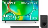 Sony BRAVIA 2 II 43-Inch 4K Ultra HD Smart TV (K-43S20M2, 2025 Model) with HT-S400 2.1ch Soundbar and Wireless Subwoofer Bundle
