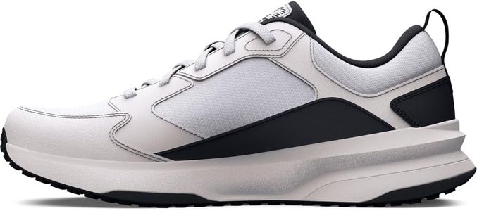 Under Armour Men’s Charged Edge Training Running Shoes, White/Black, 8