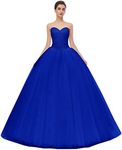 Beautyprom Women's Ball Gown Bridal Wedding Dresses (US12, RoyalBlue)