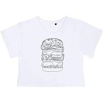 Burger Crop Tops