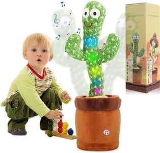 MIAODAM Dancing Cactus, Talking Cactus Repeats What You Say, New Soft Plush Talking Toy Electric Speaking Cactus Baby Toys Packing with Box