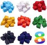 Candle wax Dye - 8 dye colors for 45 lb of wax - Sample - Candle dye chips for making candles - 8 colors (Red Green Black White Blue Dark Blue Yellow Bright Orange)