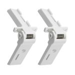 2Pcs Fridge Freezer Hinge Compartment Door Hinge Compatible with Dometic Caravan Motorhome Rm 6 7 8 Rge 2100 2412125011 Camper Rv Parts Accessories