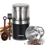 Suewow Coffee Grinder - Electric Coffee Grinder,Detachable Coffee Bean Grinder Coffee and Spice Grinder with Large Capacity, 200W Powerful Grinder for Coffee Beans, Spices, Peanuts, Grains and More