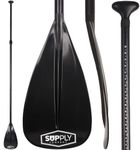 SUP Paddle - 3 Piece Paddle Board Paddles Adjustable - Lightweight, Durable & Packable for Travel - Floating Paddle Board Paddle w/High-Grade Aluminum Shaft & Nylon Blade for Efficient Strokes