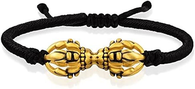 CHOW SANG SANG Noir Legends 999 24K Gold Buddhist Blessing Bracelet for Men & Women 92363B | 9.4 Inches, (24 CM)