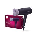 Philips Hair Dryer - Powerful Drying with Less Heat I Ionic Care for smooth and Shiny hair I 3 styling options for salon like blowdry I 1600 W I Cool Shot I ThermoProtect Technology I Men and Women I Travel friendly I 2 year warranty I BHD318/00