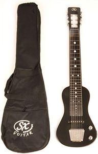 SX LAP 3 Black Lap Steel Guitar w/Free Carry Bag
