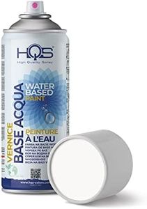 HQS Bomboletta di Vernice Spray 400ml Base Acqua Colori Ral (Ral 9016 Bianco Opaco)
