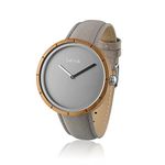 Zeitholz Unisex Wooden Watch - Sebnitz Model, Handmade from 100% Natural Olivewood with Quartz Movement - Lightweight Analog Wooden Watch for Men and Women - Adjustable Band Fits Any Wrist