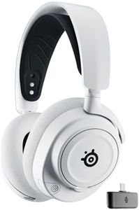 SteelSeries Arctis Nova 7X Wireless Xbox Series X/S Gaming Headset - Neodymium Magnetic Drivers - Dual Wireless Xbox & Bluetooth Audio - 38Hr USB-C Battery - AI Mic - Supports PS5, PC, Switch - White