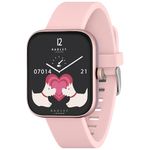 RADLEY Series 32 Smart Watch for Women with Bluetooth Call, Health Fitness Tracker, 1.80”, Heart Rate, Sleep tracking,Pink Silicone Strap, IP68 Waterproof