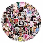 YEESACG - 100Pcs Lil Peep Vinyl Waterproof Stickers Pack | Cool Rapper Singer Aesthetic Trendy Stickers for Laptop,Water Bottles,Phone,Bumper,Skateboard,Car Decal Stickers for Adults Teens