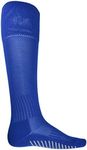 Vizari V Grip Long Sport Men Socks | Polyester Athletic Socks with No Logo | Solid Men's Crew Socks with Rubber Grip