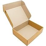 K K Industrial Multipurpose Brown Cardboard Box for Packing, Packing Material, Self Locking Corrugated Boxes 12x10x2.50 Inch 3 Ply Boxes for Online Selling/E-commerce Shipping (Pack of 25)