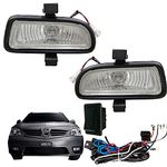 Auto Pearl Car Fog Lamp Lights With Wiring kit and Switch Compatible with- Verito (Without Plastic Sash Cover) (Medium, Set of 2)