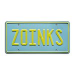 Scooby Doo | Zoinks | Metal Stamped License Plate