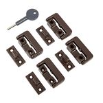 Yale 8K101 Pivoted Window Lock Brown x 4