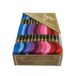 Anchor Stranded Cotton Assorted Skeins Stitch Kit, 8M (Fast Colour-4624-02222, 50 Skiens, 2 Of Each 25 Shades), 200 Gram, Multicolour